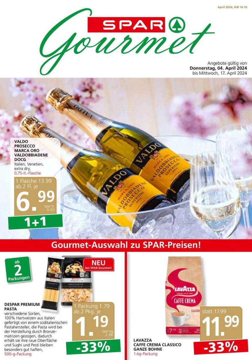 SPAR-Gourmet flugblatt. SPAR-Gourmet (2024-04-17-2024-04-17)