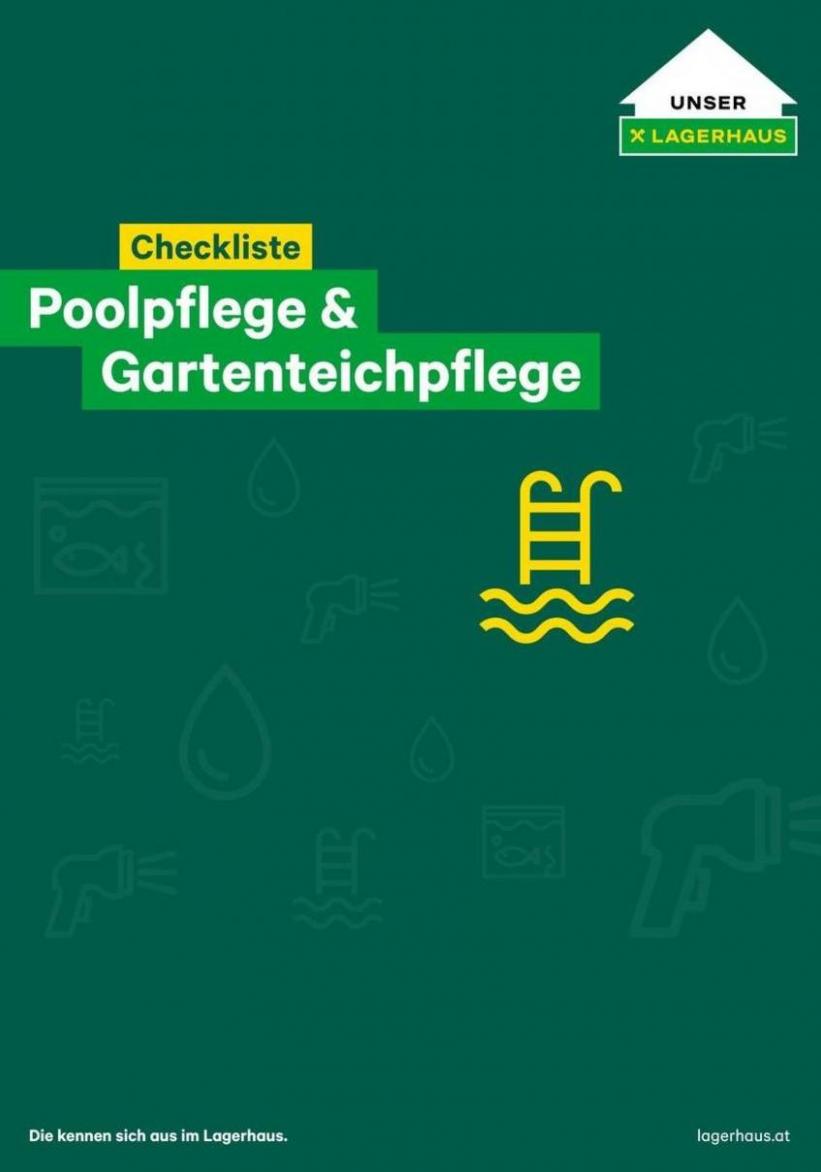 Checkliste: Poolpflege & Gartenteichpflege. Lagerhaus Graz Land (2024-05-03-2024-05-03)