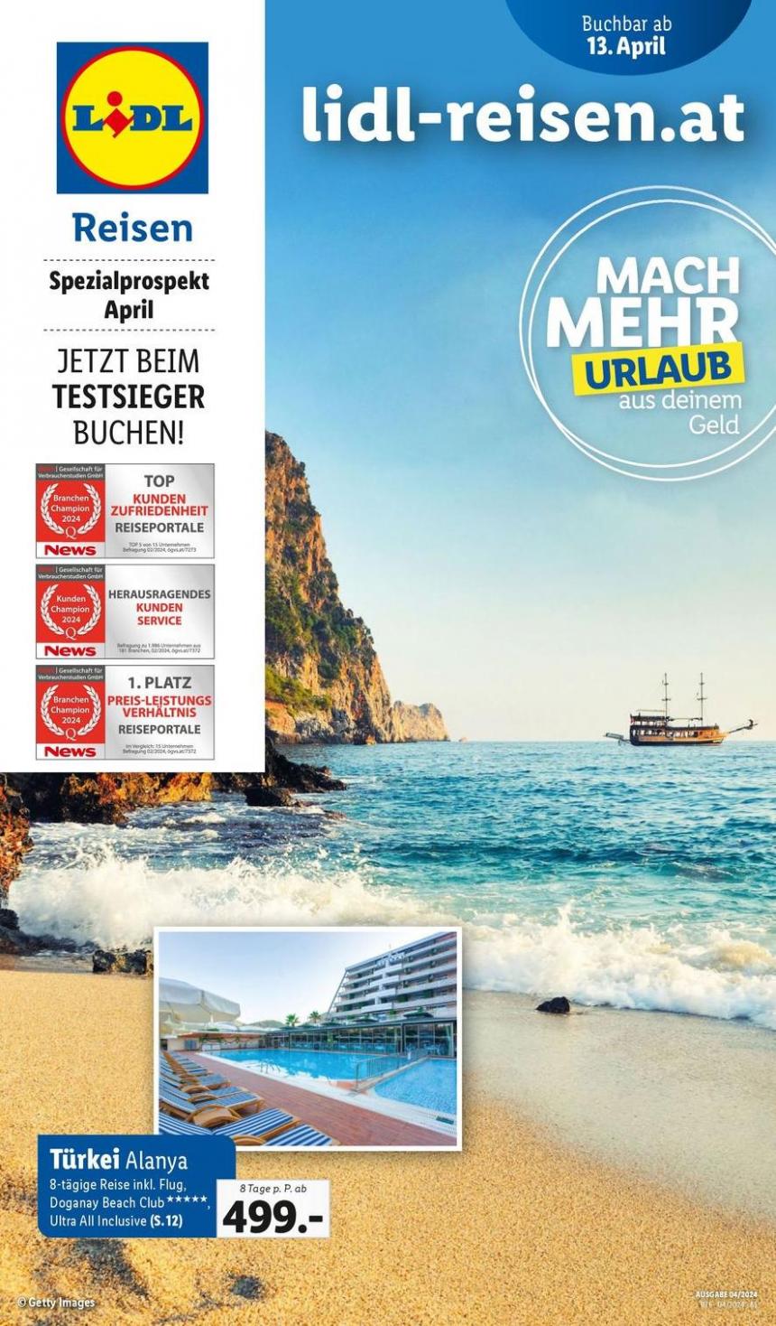 Buchbar ab 13.4.. Lidl Reisen (2024-05-15-2024-05-15)