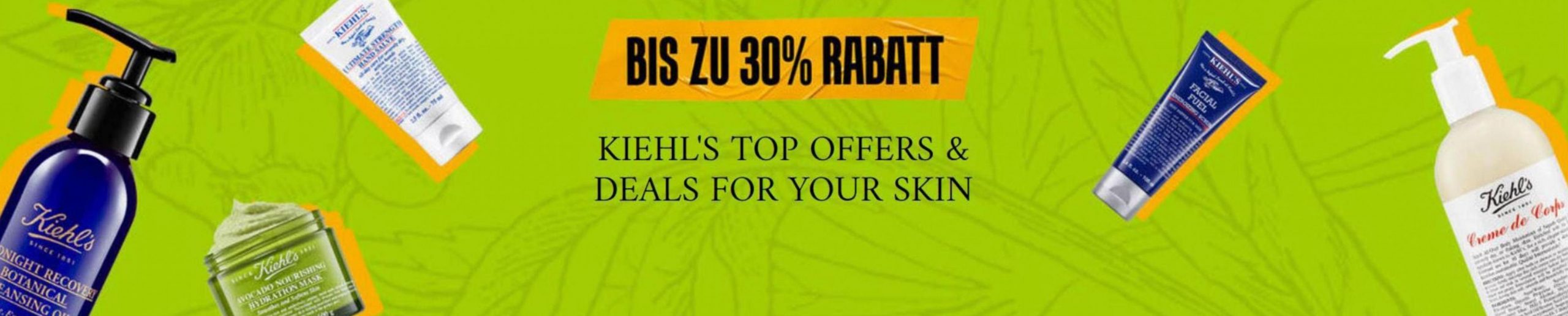 Bis Zu 30% Rabatt. Kiehl's (2024-05-31-2024-05-31)