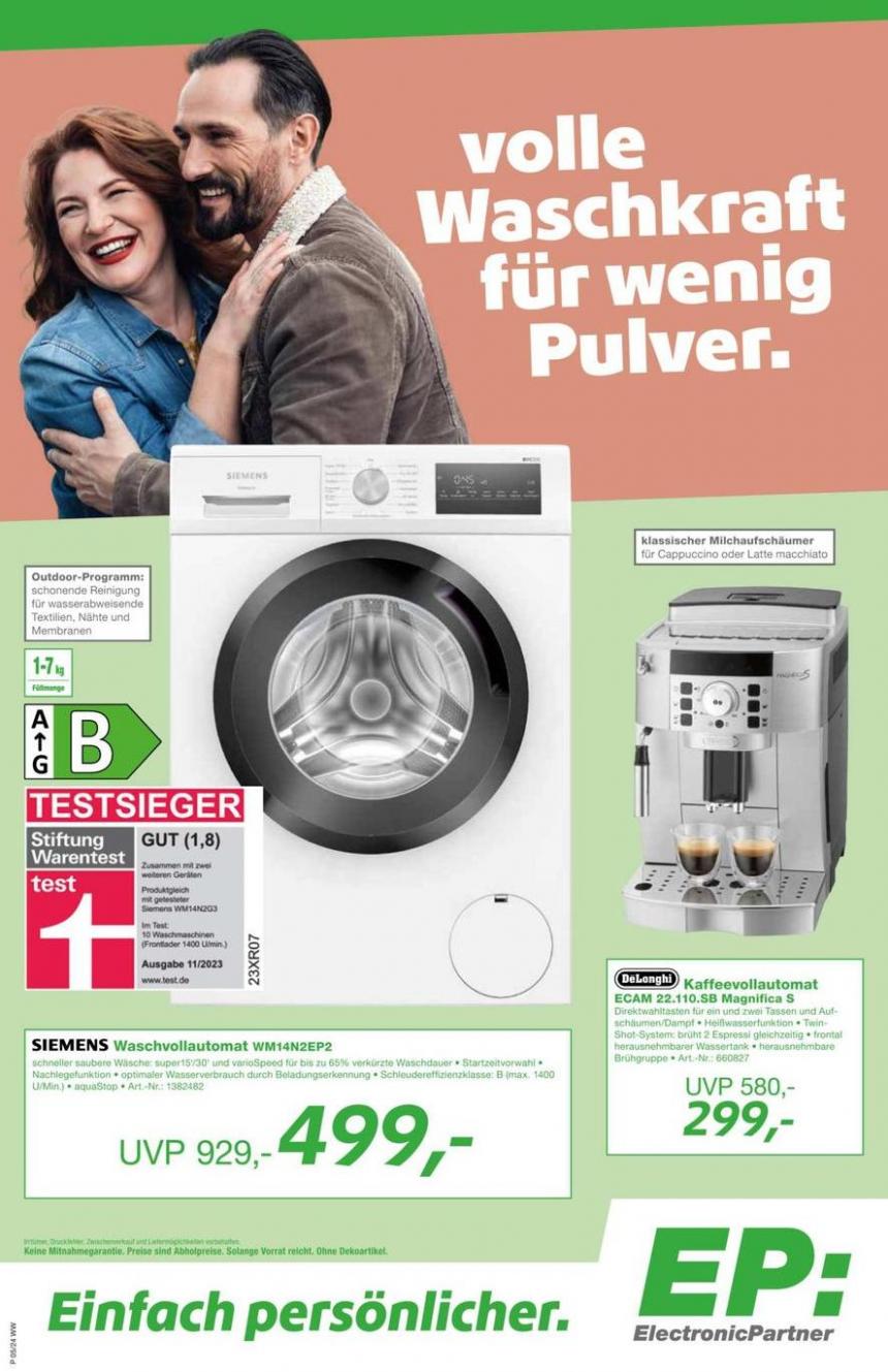 Volle Waschkraft für wenig Pulver. EP (2024-07-31-2024-07-31)