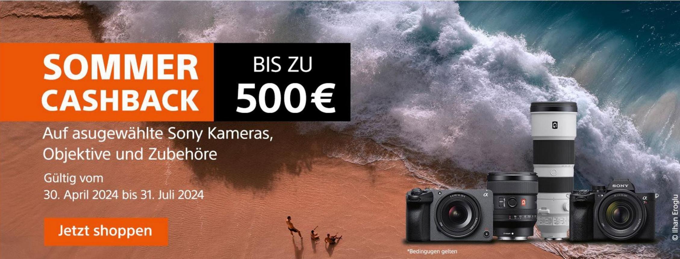 Sommer Cashback. Sony (2024-07-31-2024-07-31)