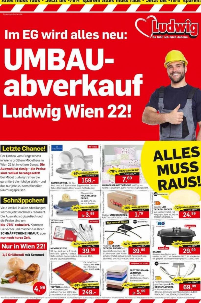 UMBAU-abverkauf Ludwig Wien 22!. Möbel Ludwig (2024-05-18-2024-05-18)