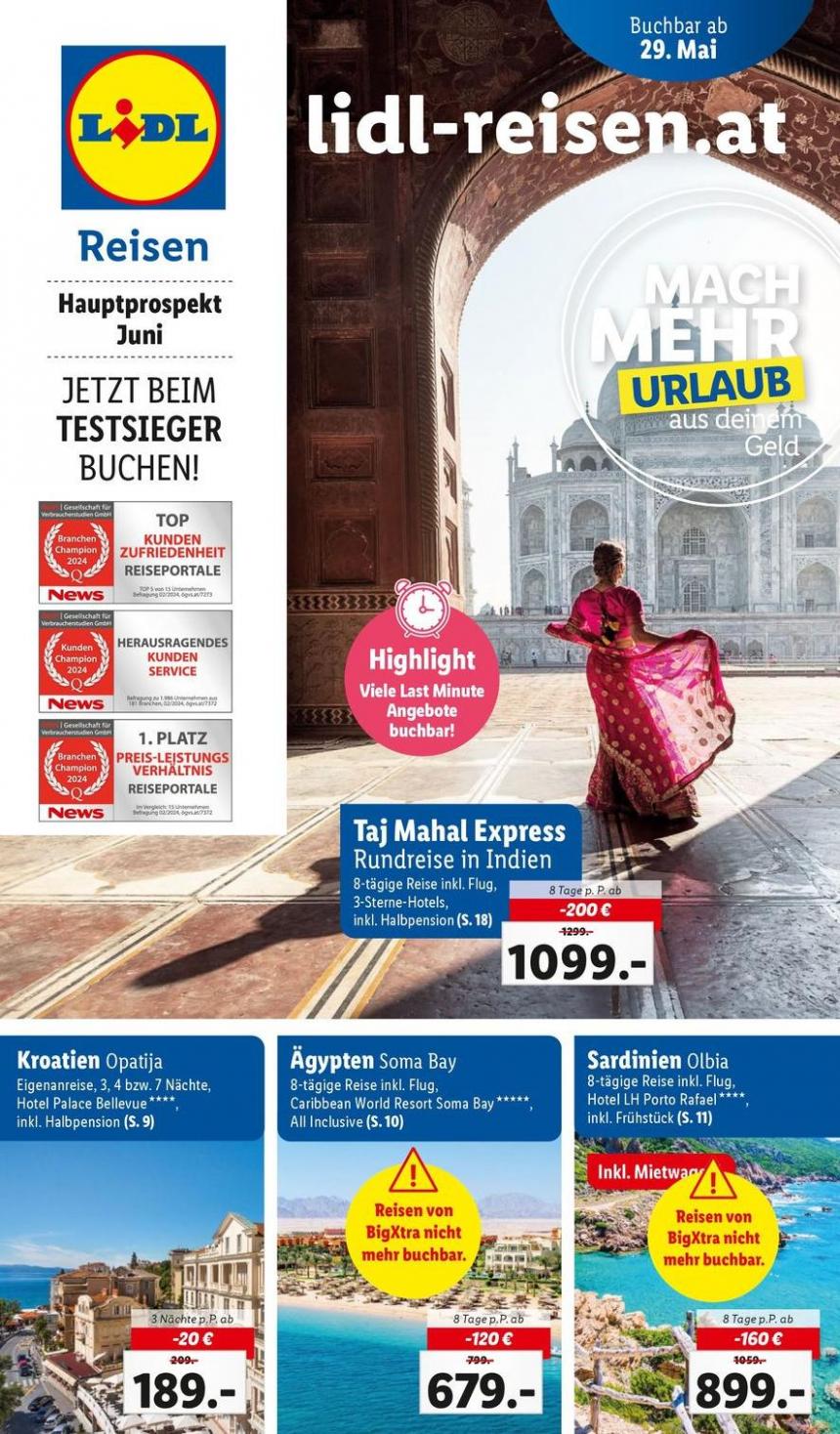 Buchbar ab 29.5.. Lidl Reisen (2024-06-28-2024-06-28)