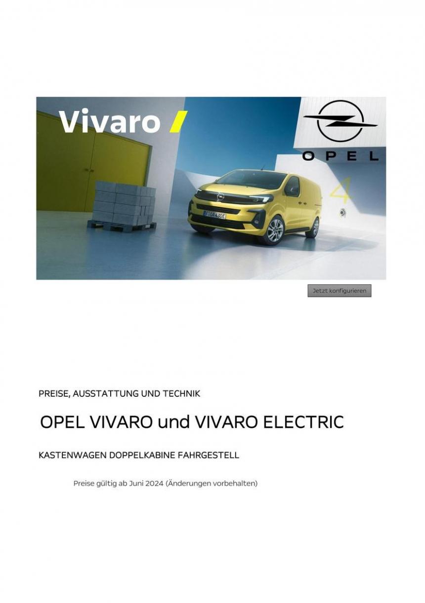 Opel Vivaro. Opel (2024-06-19-2024-06-19)