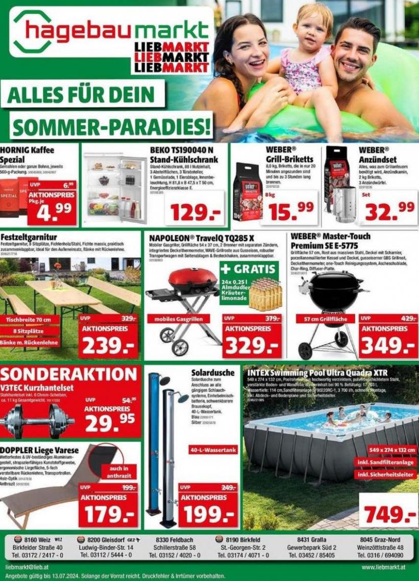 Jetzt sparen mit unseren Deals. Hagebau (2024-07-09-2024-07-09)