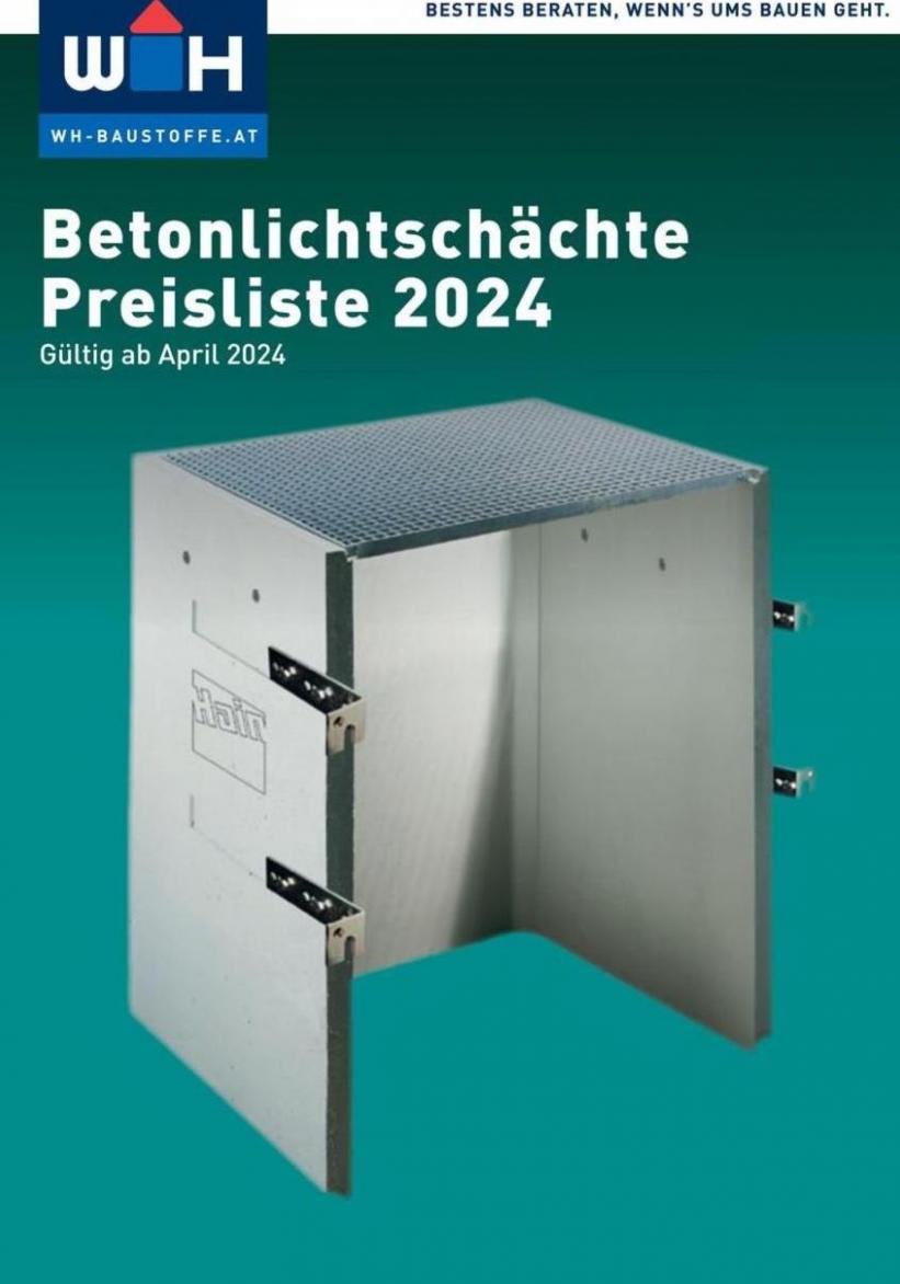 Betonlistschächte Preisliste 2024. Würth (2024-12-31-2024-12-31)