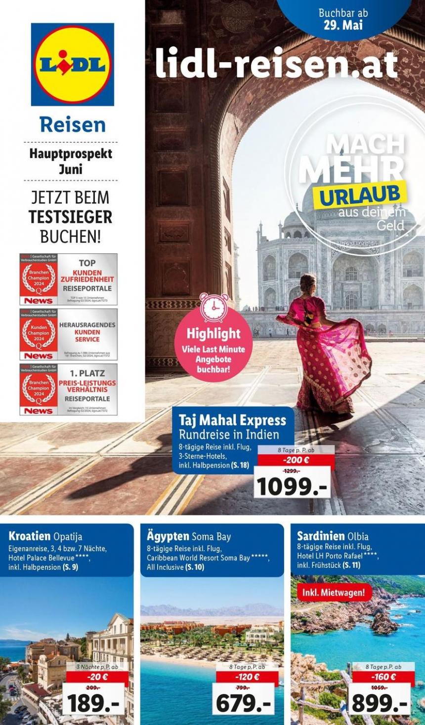 Buchbar ab 29.5.. Lidl Reisen (2024-06-30-2024-06-30)