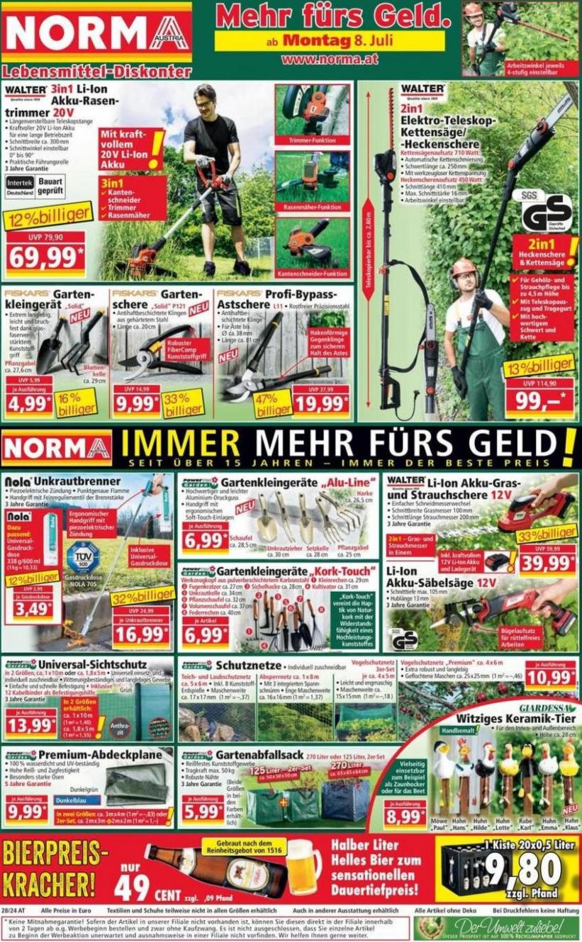 Tolle Rabatte auf ausgewählte Produkte. Norma (2024-07-12-2024-07-12)