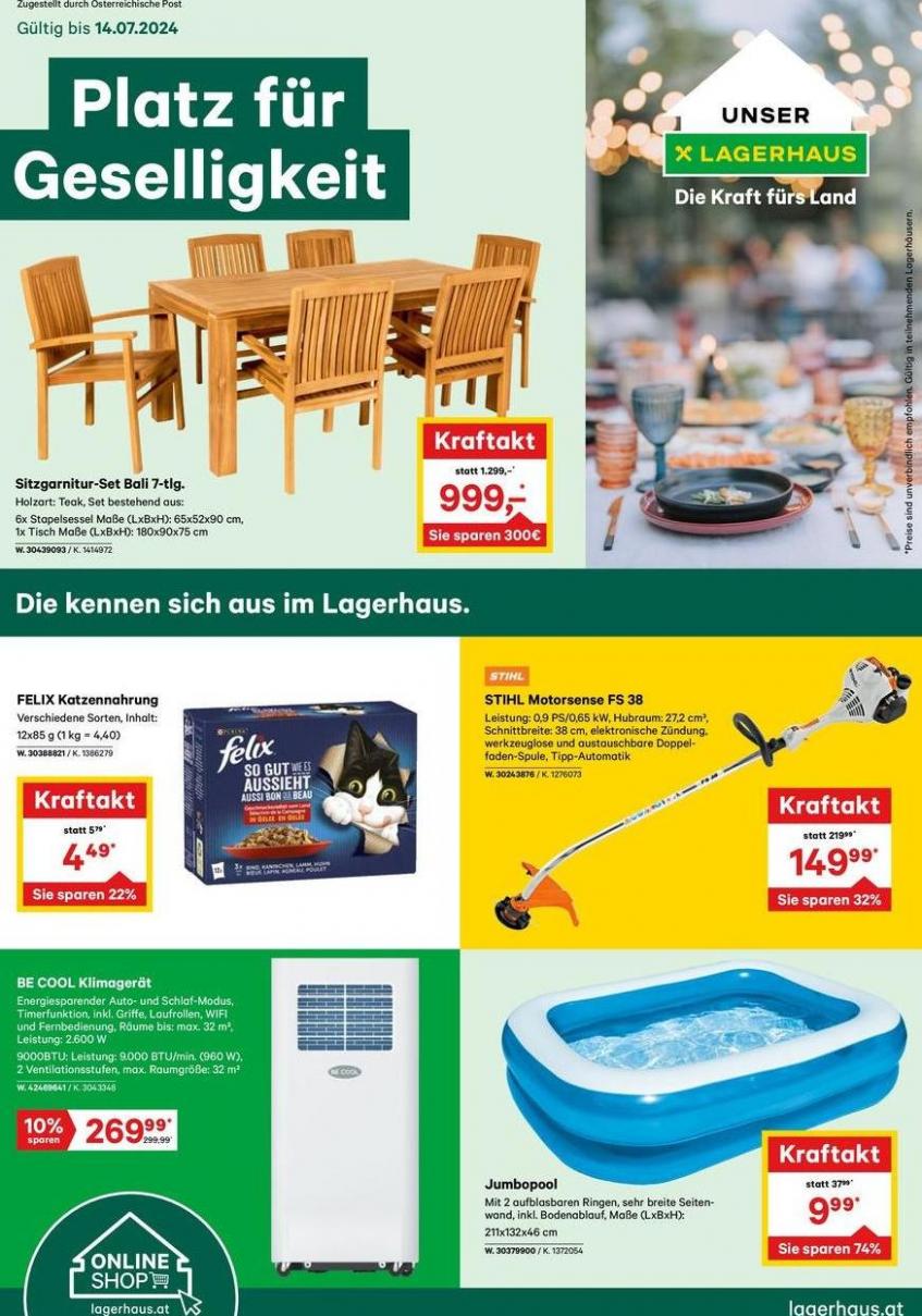 Salzburger Lagerhaus Katalog. Salzburger Lagerhaus (2024-07-14-2024-07-14)