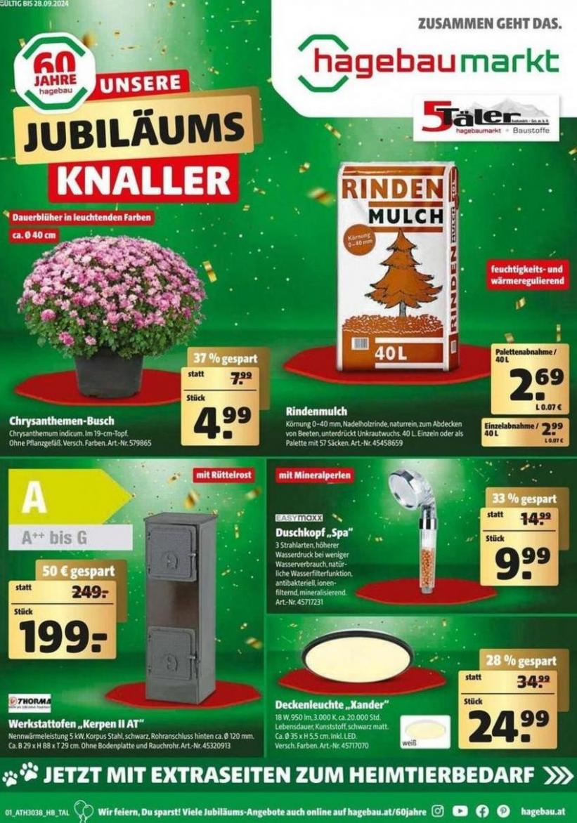 Unsere besten Deals für Sie. Hagebau (2024-10-01-2024-10-01)