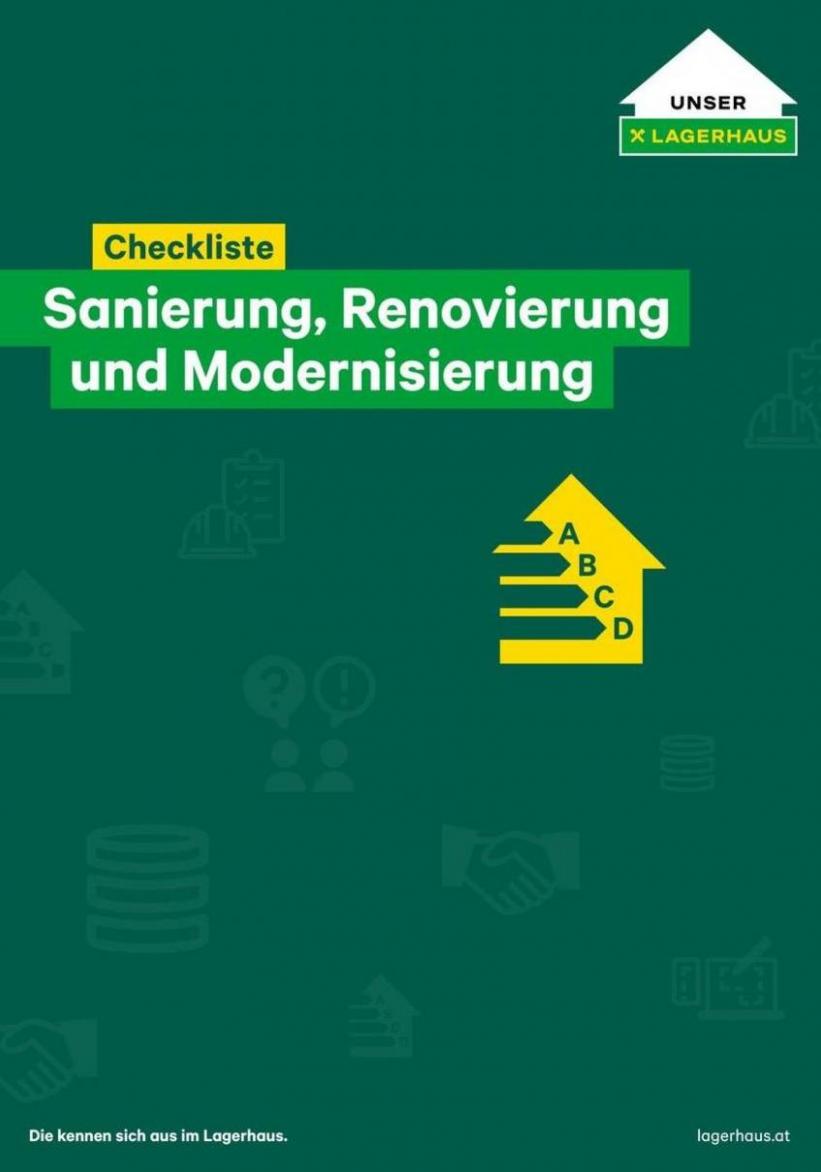 Checkliste: Sanierung, Renovierung und Modernisierung. Lagerhaus (2024-10-05-2024-10-05)