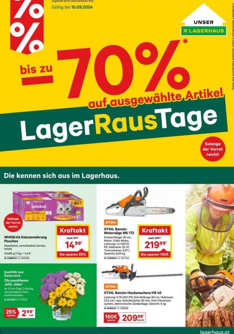 LagerRausTage-Flugblatt September 2024. Lagerhaus Graz Land (2024-09-17-2024-09-17)