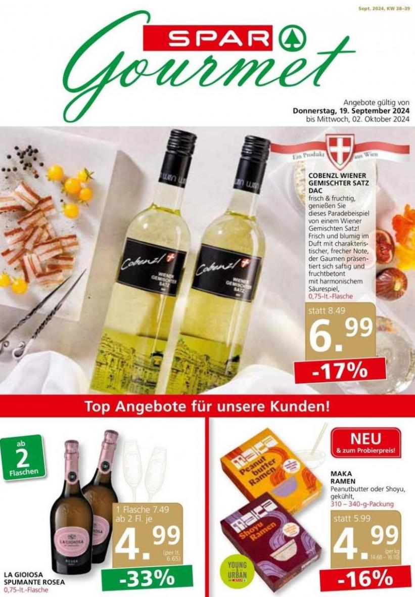 Sonderangebote für Sie. SPAR-Gourmet (2024-10-10-2024-10-10)