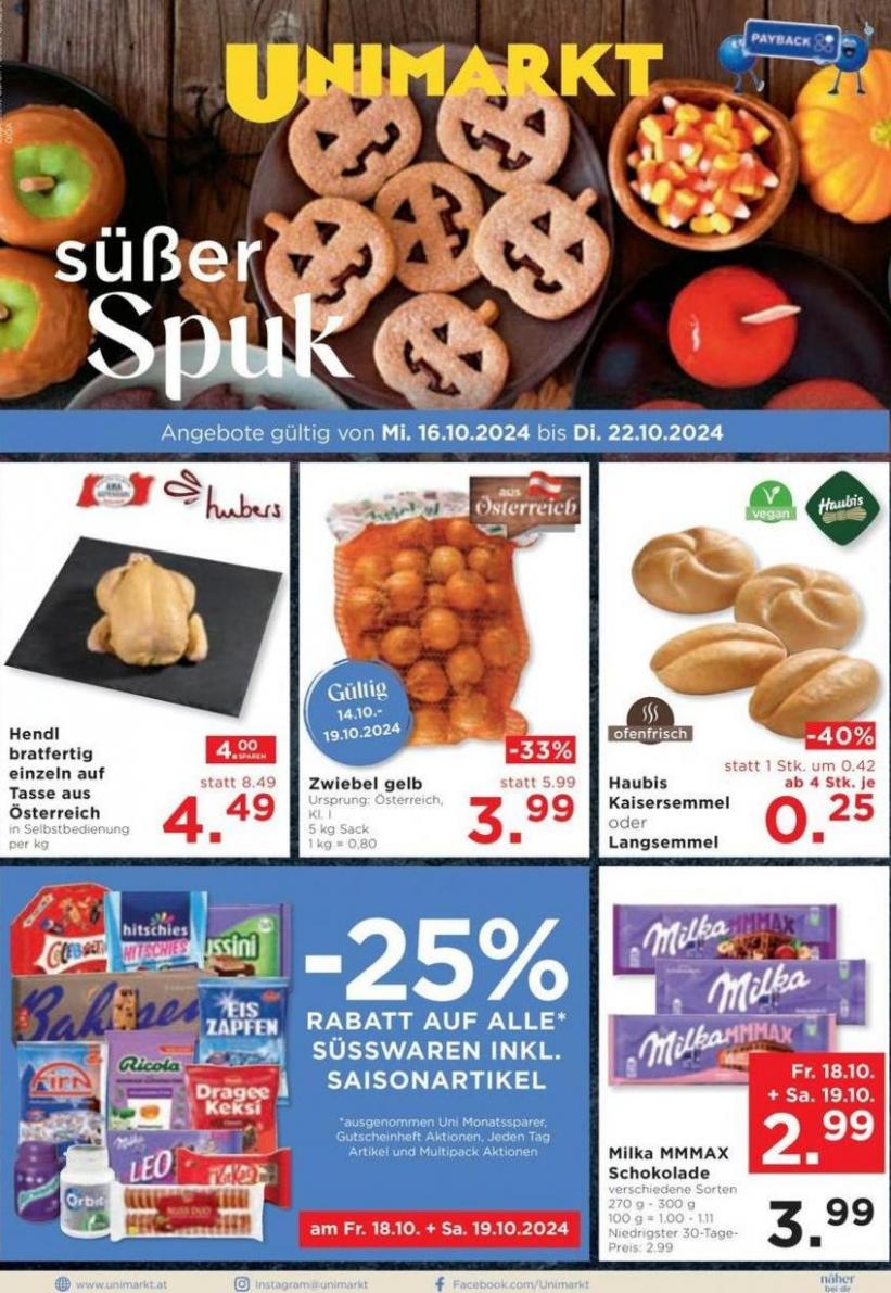 Top-Deals und Rabatte. Unimarkt (2024-10-22-2024-10-22)