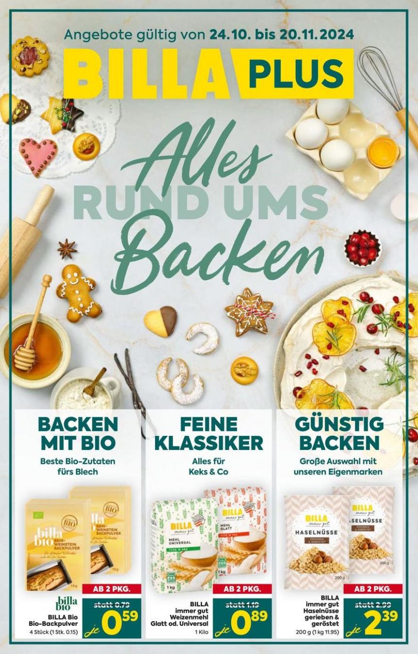 BILLA PLUS Backen Sonderflugblatt KW43-47 2024. Billa (2024-11-07-2024-11-07)