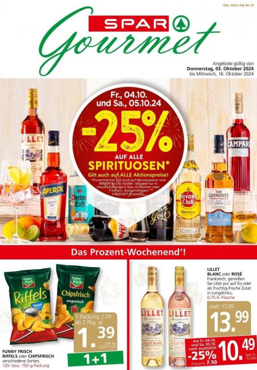 Top-Deals und Rabatte. SPAR-Gourmet (2024-10-18-2024-10-18)