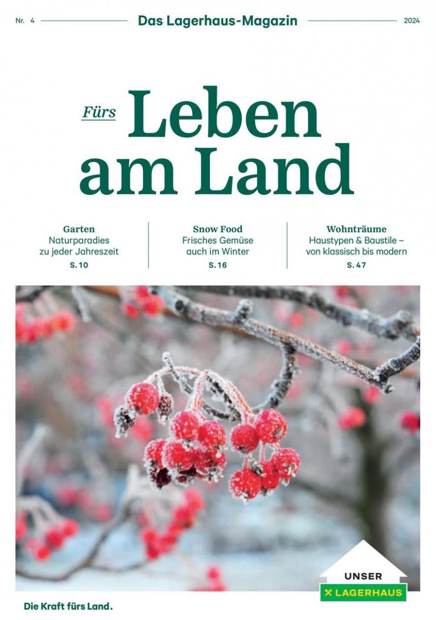 Nr. 4 - Lagerhaus Magazin 2024. Lagerhaus Graz Land (2024-11-09-2024-11-09)