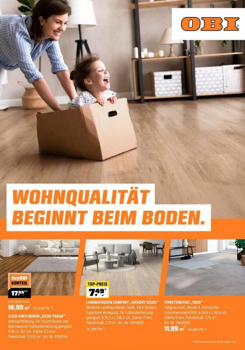 WOHNQUALITÄT BEGINNT BEIM BODEN.. OBI (2024-11-10-2024-11-10)