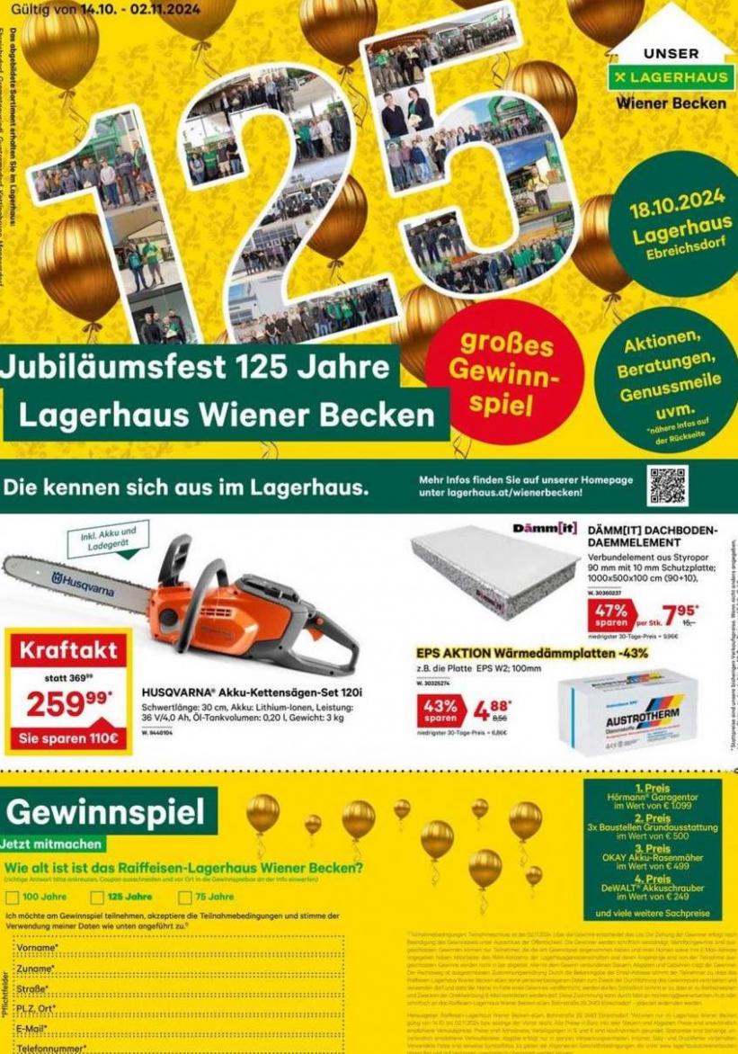 125 Jahre Lagerhaus Wiener Becken. Lagerhaus (2024-10-29-2024-10-29)