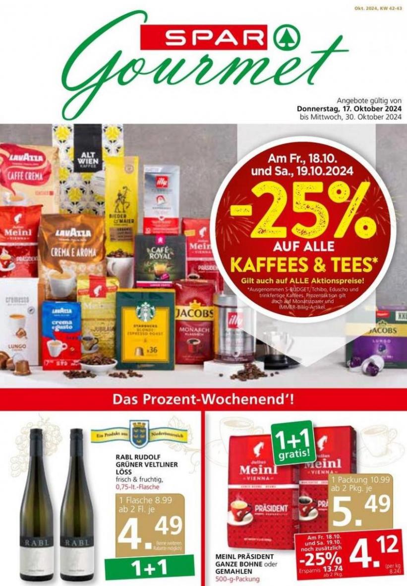 SPAR-Gourmet flugblatt. SPAR-Gourmet (2024-11-01-2024-11-01)