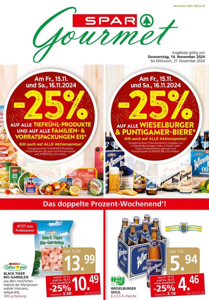 SPAR-Gourmet flugblatt. SPAR-Gourmet (2024-11-27-2024-11-27)