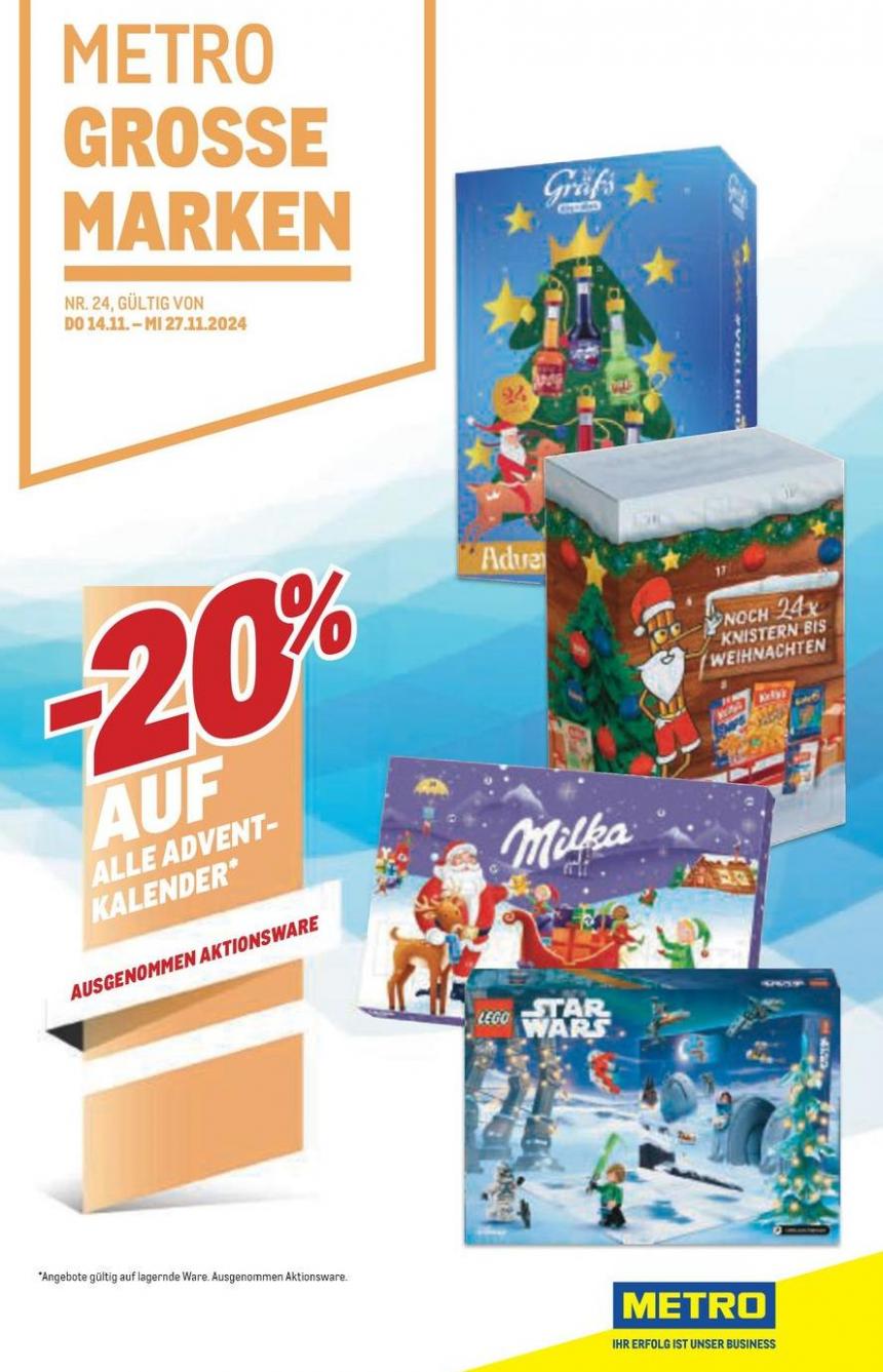 Aktuelle Deals und Angebote. Metro (2024-11-27-2024-11-27)