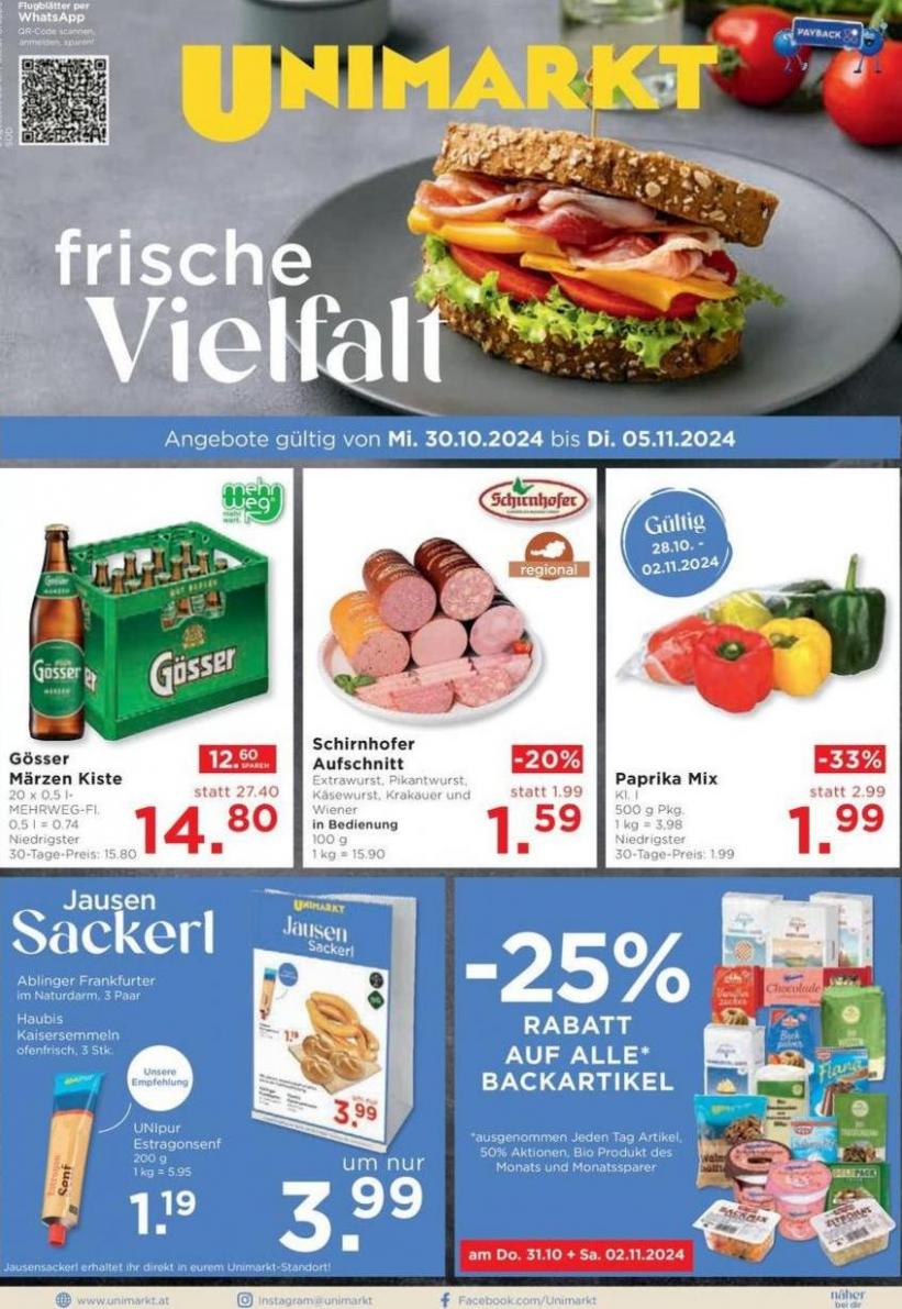 Unsere besten Schnäppchen. Unimarkt (2024-11-13-2024-11-13)