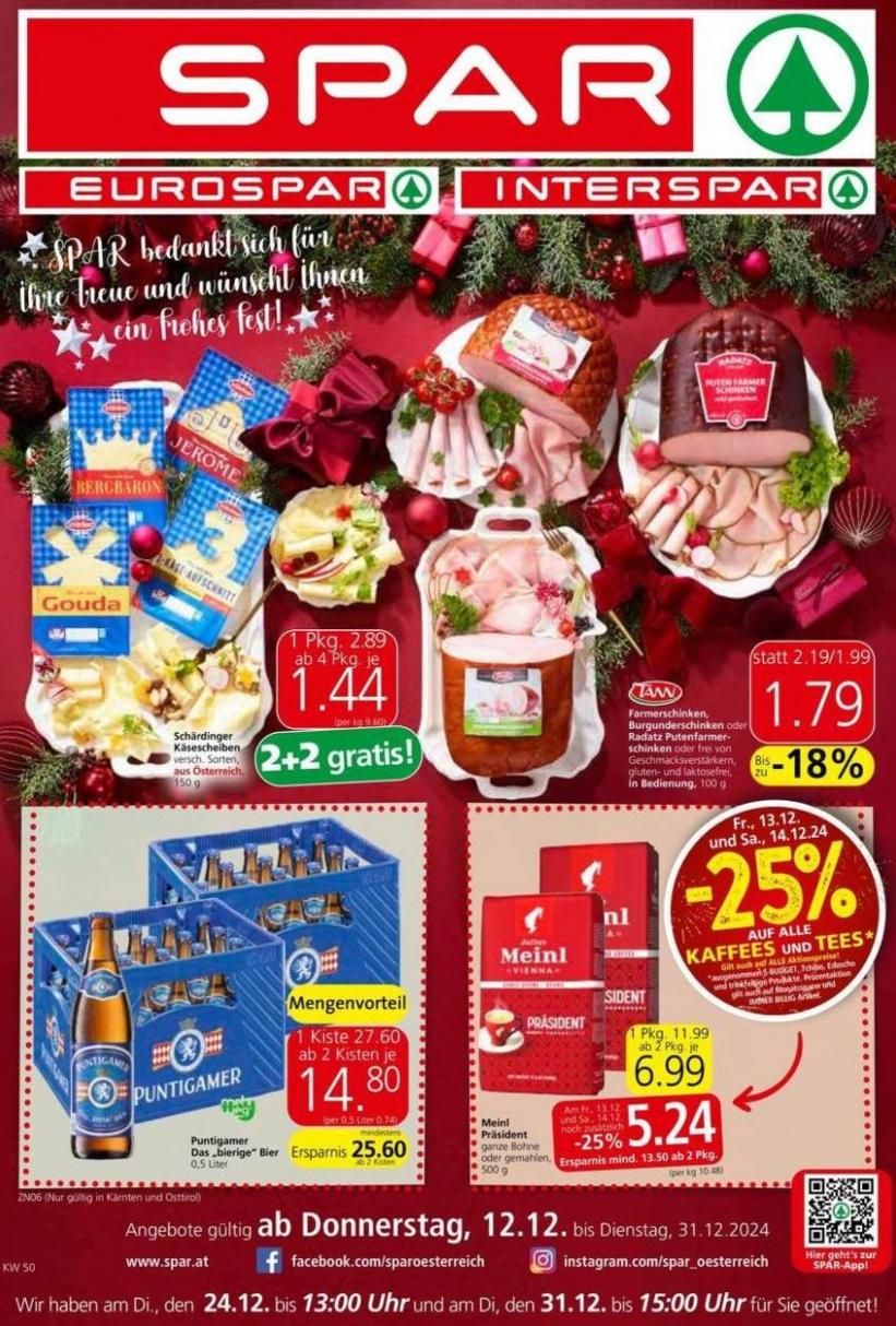 Unsere besten Schnäppchen. Spar (2024-12-25-2024-12-25)