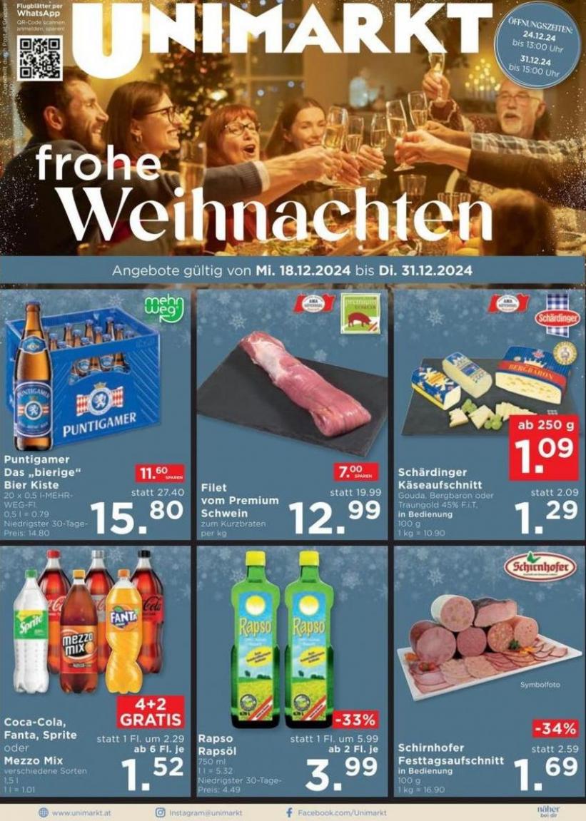 Sonderangebote für Sie. Unimarkt (2024-12-31-2024-12-31)