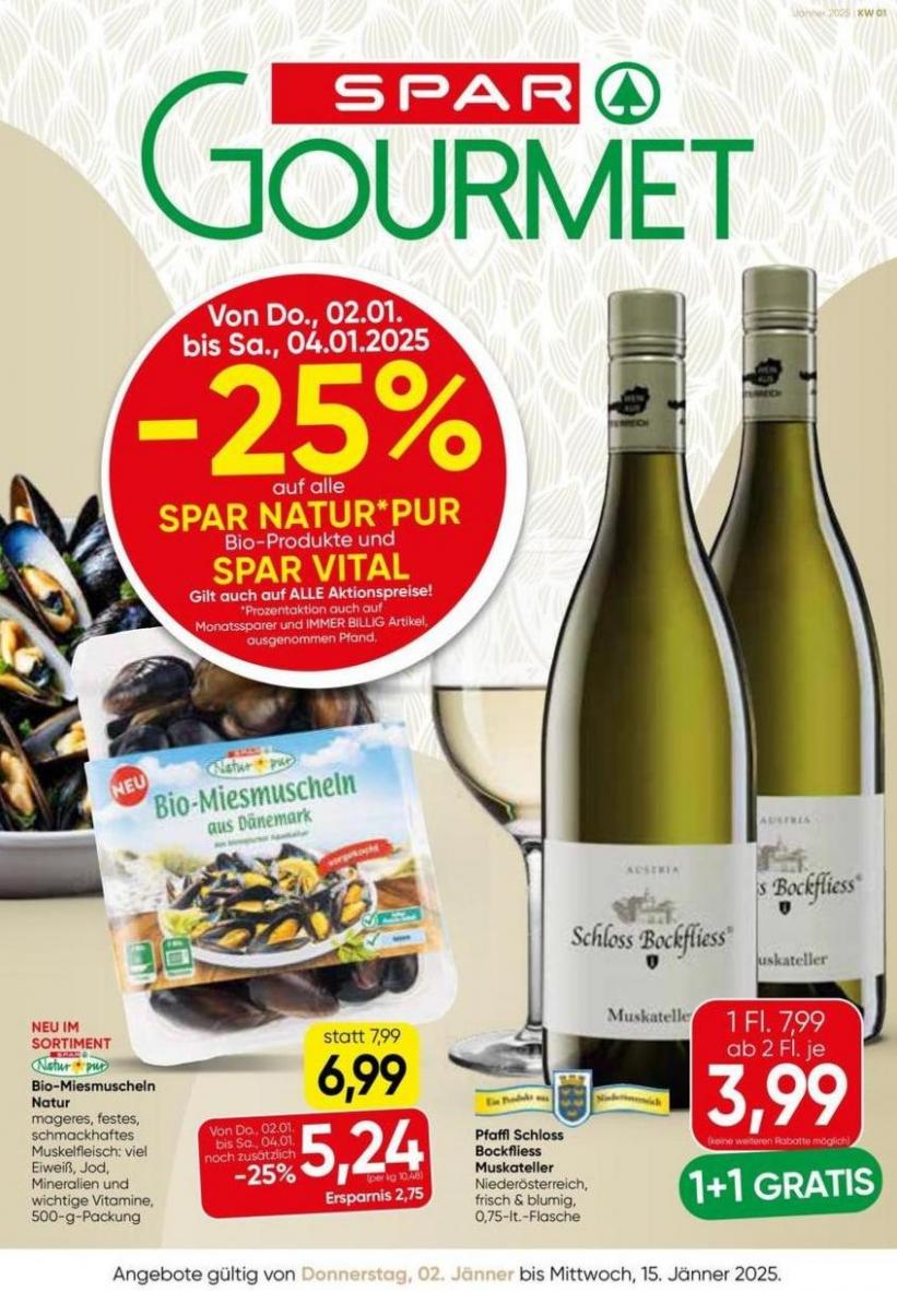 SPAR-Gourmet flugblatt. SPAR-Gourmet (2025-01-08-2025-01-08)