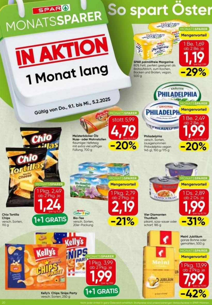 Jetzt sparen mit unseren Deals. Spar (2025-01-16-2025-01-16)