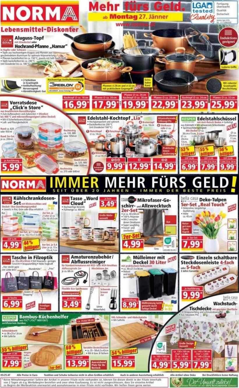 Top-Angebote für Sparfüchse. Norma (2025-01-31-2025-01-31)