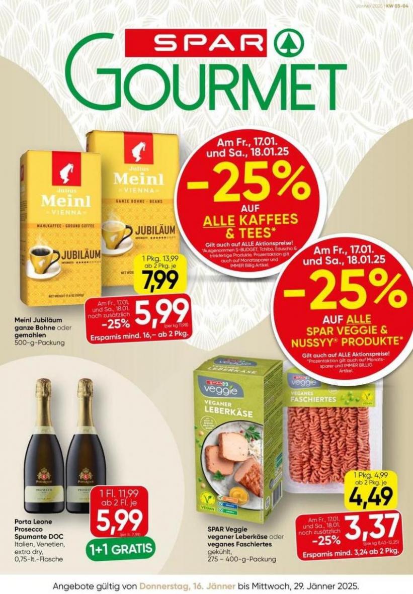 SPAR-Gourmet flugblatt. SPAR-Gourmet (2025-01-22-2025-01-22)