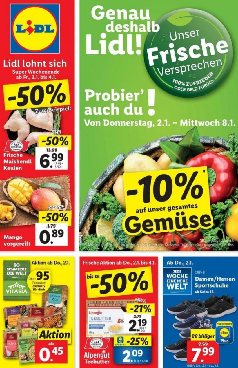 Aktuelle Flugblätter Ab Donnerstag, 2.1.. Lidl (2025-01-08-2025-01-08)