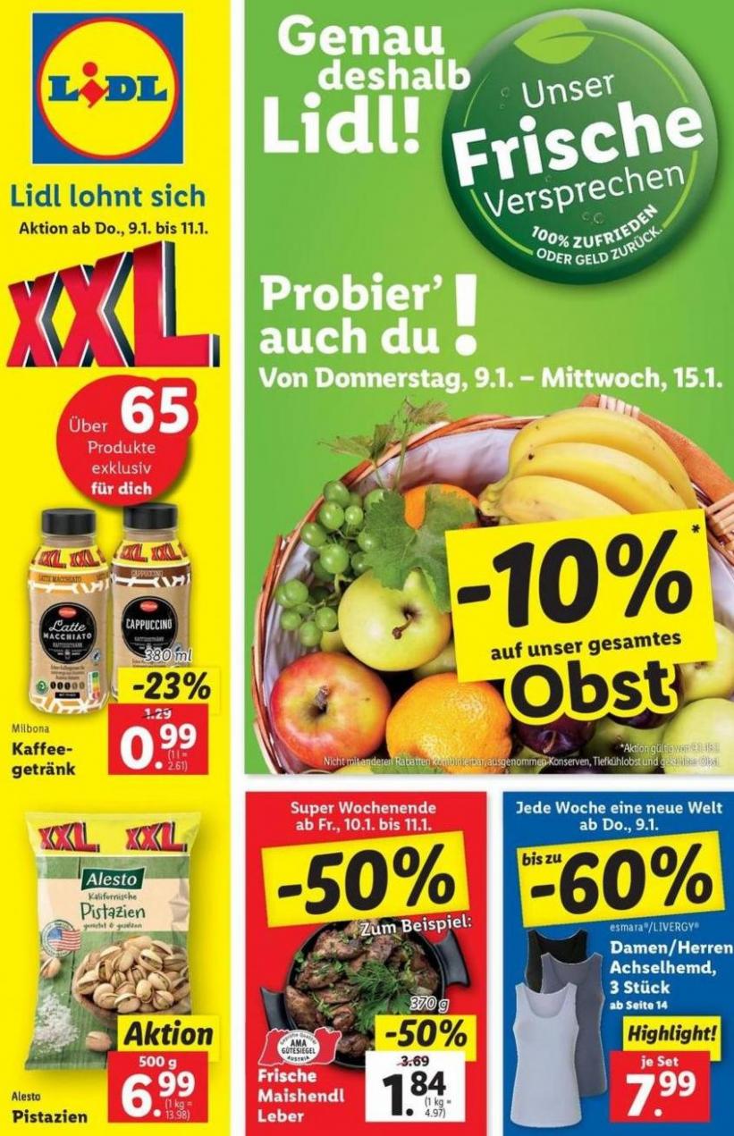 Aktuelle Schnäppchen und Angebote. Lidl (2025-01-15-2025-01-15)