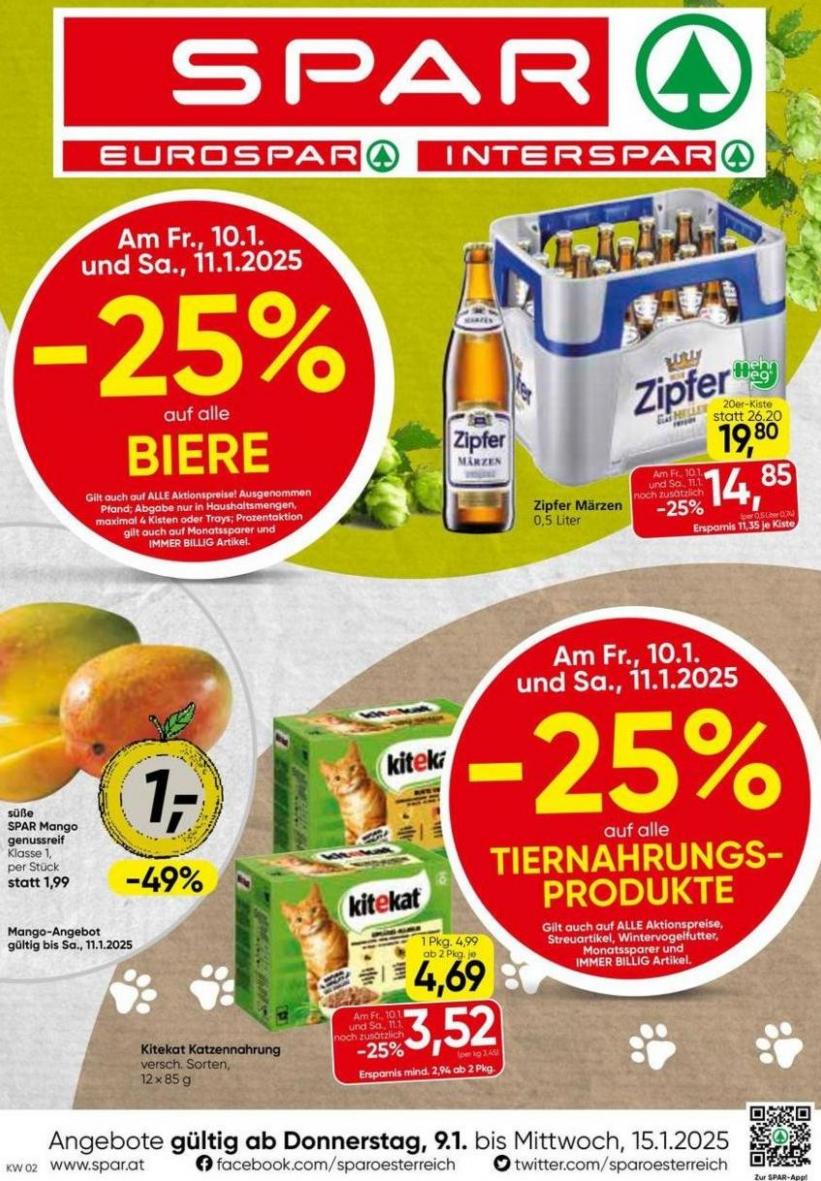 Neue Angebote zum Entdecken. Spar (2025-01-15-2025-01-15)