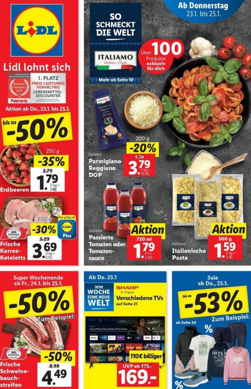 Top-Angebote für Sparfüchse. Lidl (2025-01-29-2025-01-29)