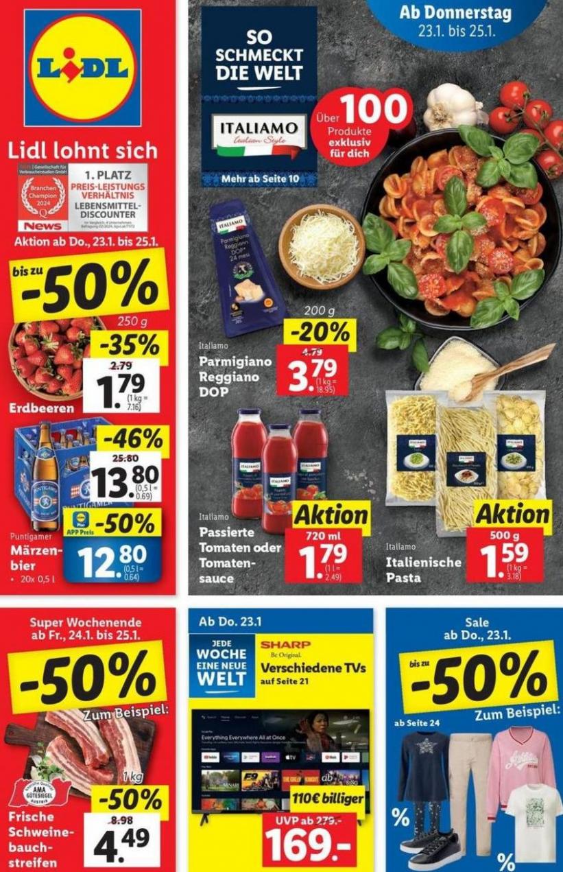 Exklusive Deals und Schnäppchen. Lidl (2025-01-29-2025-01-29)