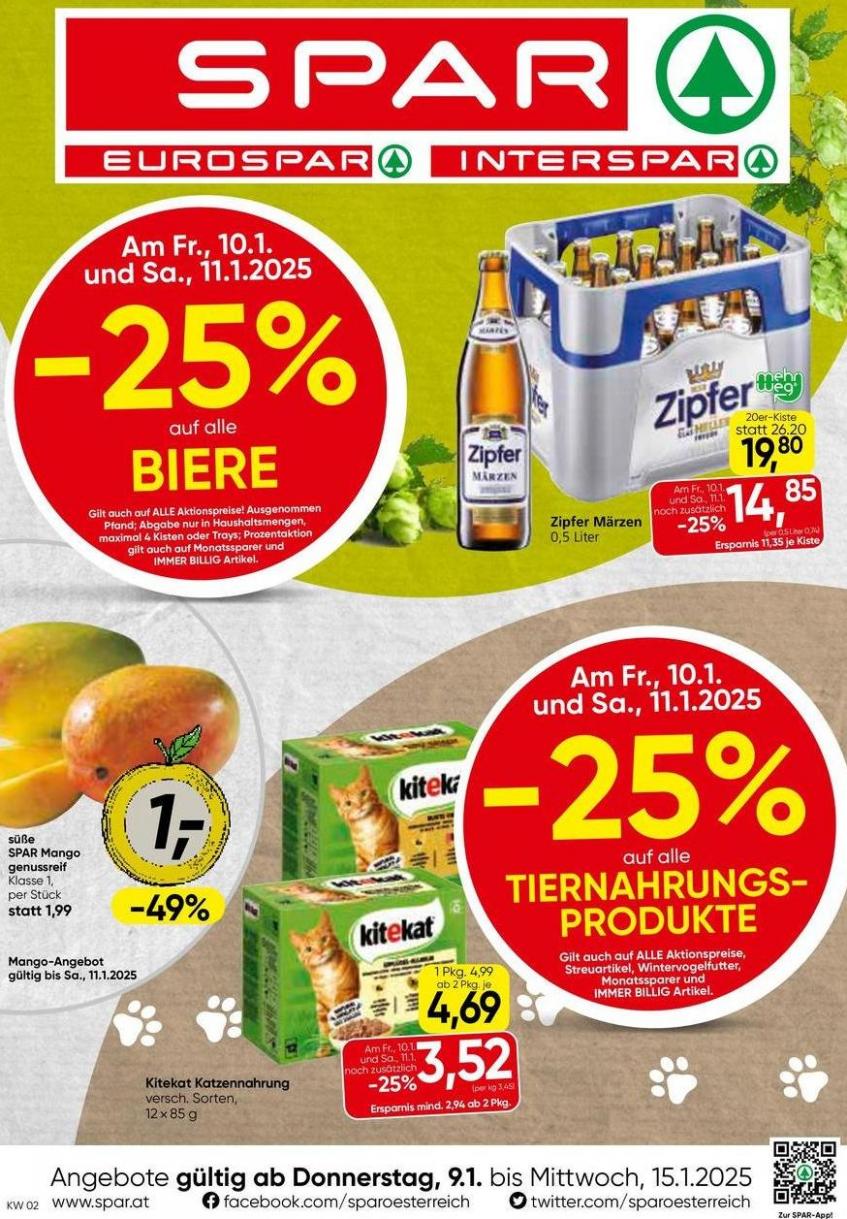 Top-Deals für alle Kunden. Eurospar (2025-01-15-2025-01-15)