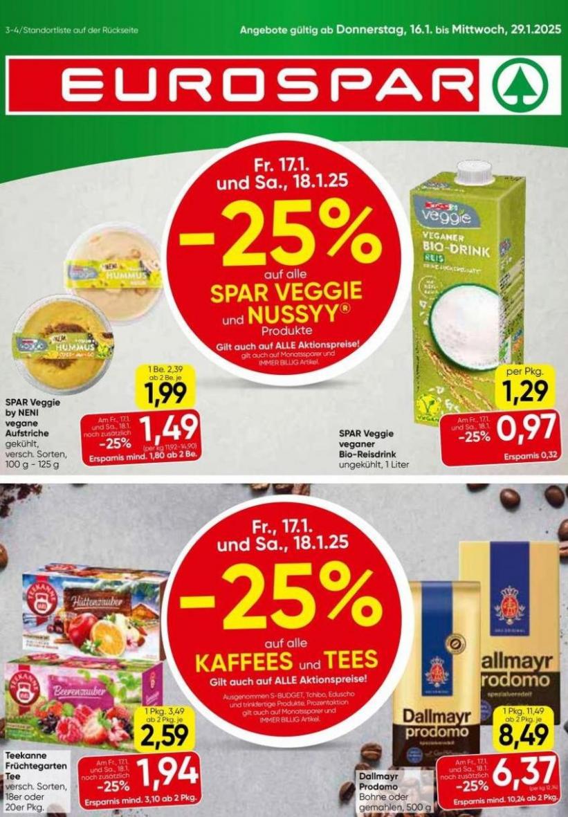 Jetzt sparen mit unseren Deals. Eurospar (2025-01-24-2025-01-24)