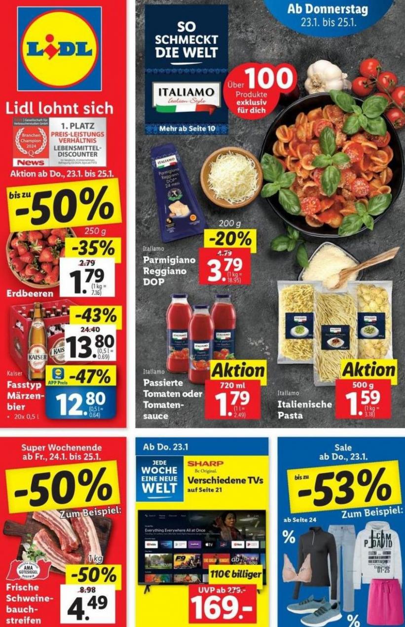 Aktuelle Flugblätter Ab Donnerstag, 23.1.. Lidl (2025-01-29-2025-01-29)