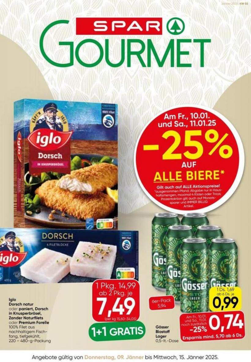 SPAR-Gourmet flugblatt. SPAR-Gourmet (2025-01-15-2025-01-15)