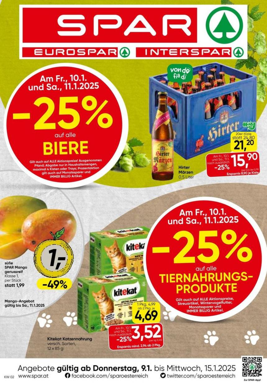 Unsere besten Deals für Sie. Eurospar (2025-01-15-2025-01-15)