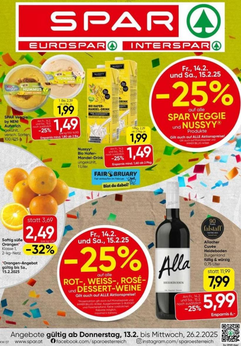 Tolles Angebot für Schnäppchenjäger. Eurospar (2025-02-26-2025-02-26)