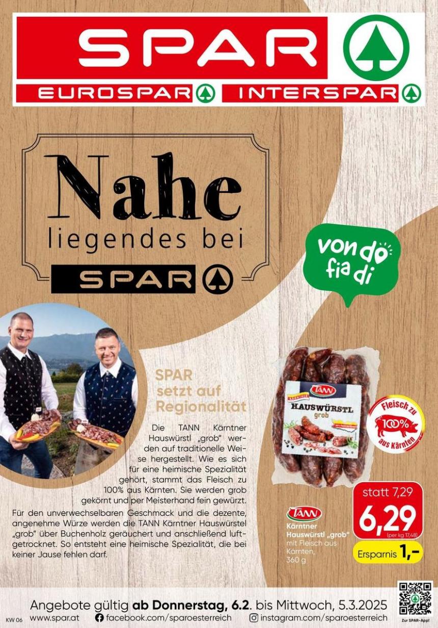 Top-Deals und Rabatte. Eurospar (2025-02-19-2025-02-19)