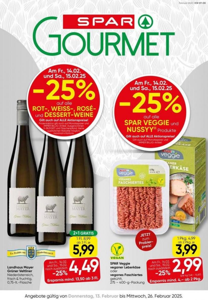 SPAR-Gourmet flugblatt. SPAR-Gourmet (2025-02-26-2025-02-26)