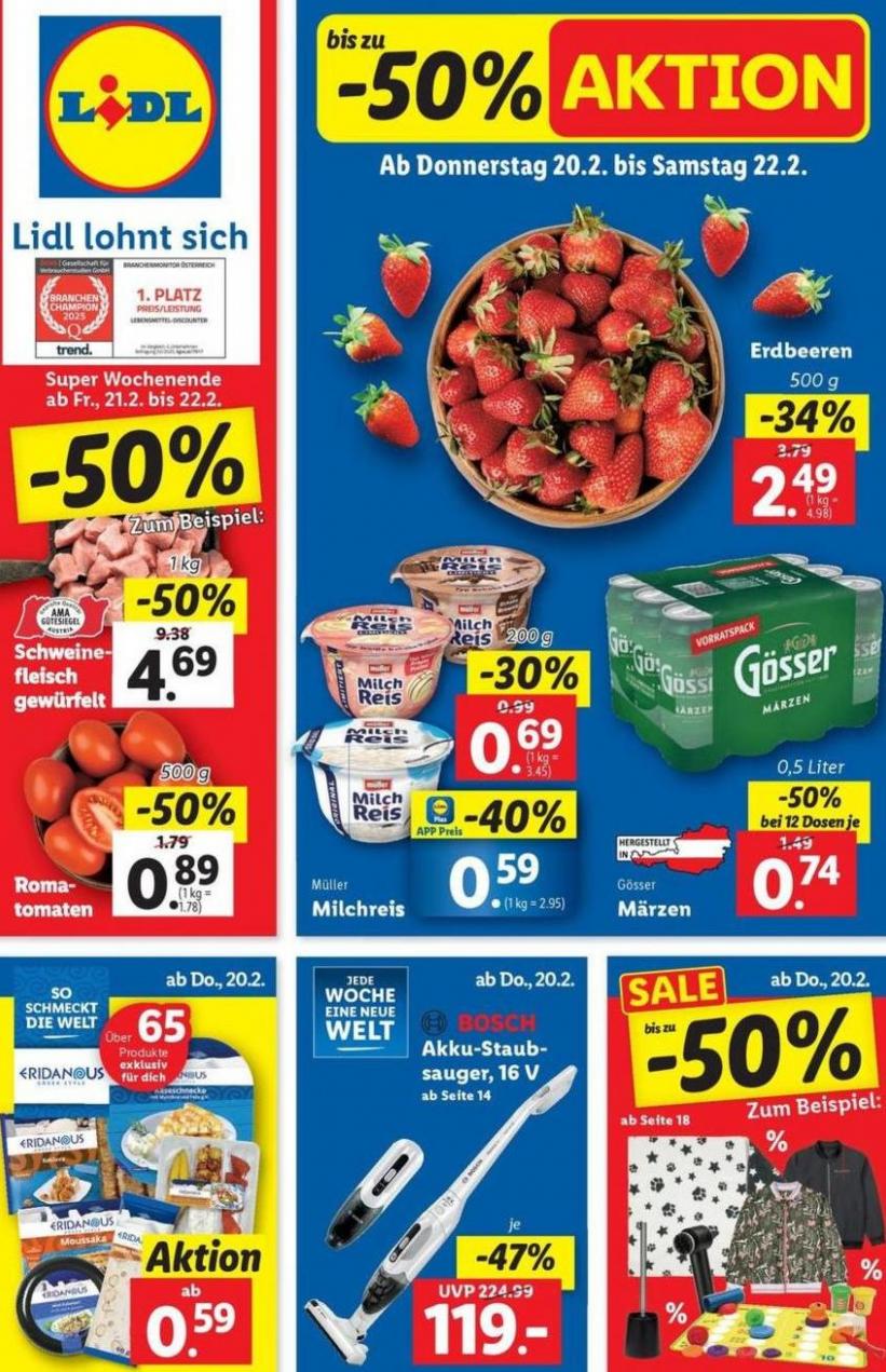 Top-Deals und Rabatte. Lidl (2025-02-26-2025-02-26)