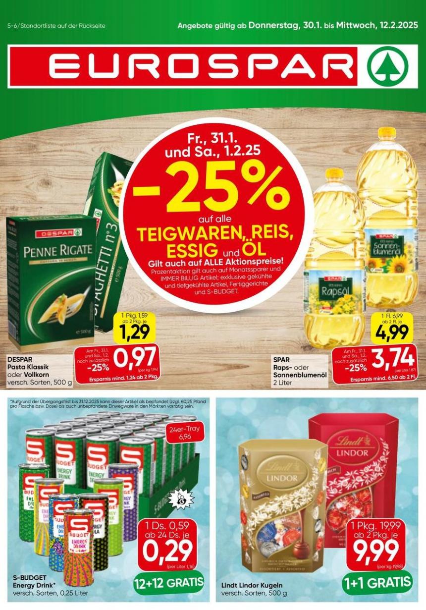 Tolles Angebot für Schnäppchenjäger. Eurospar (2025-02-12-2025-02-12)