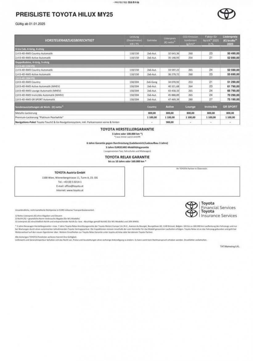 Attraktive Sonderangebote für alle. Toyota (2026-02-07-2026-02-07)